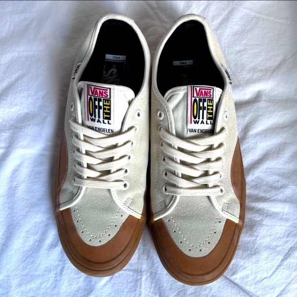 VANS Anthony Van Engelen Pro Skateboard Shoes (Size US Men's 9) White Suede - Picture 3 of 9